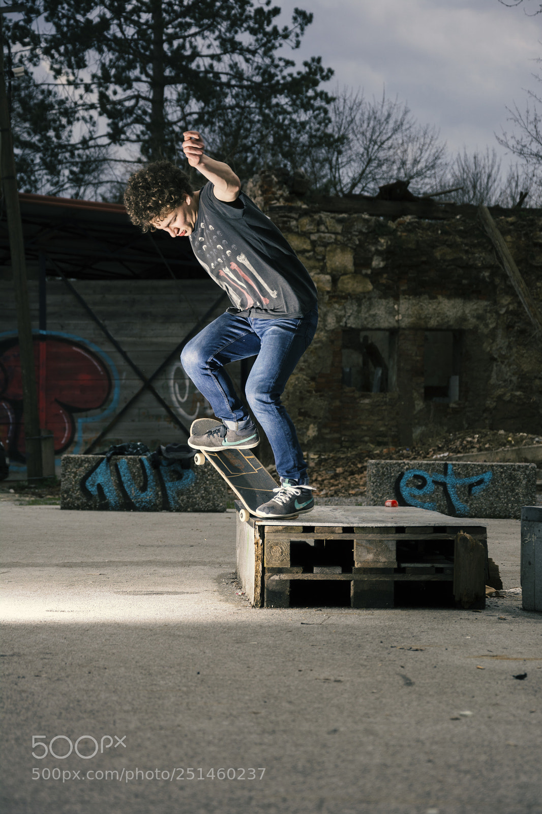 Nikon D5200 sample photo. Skateboarding photography