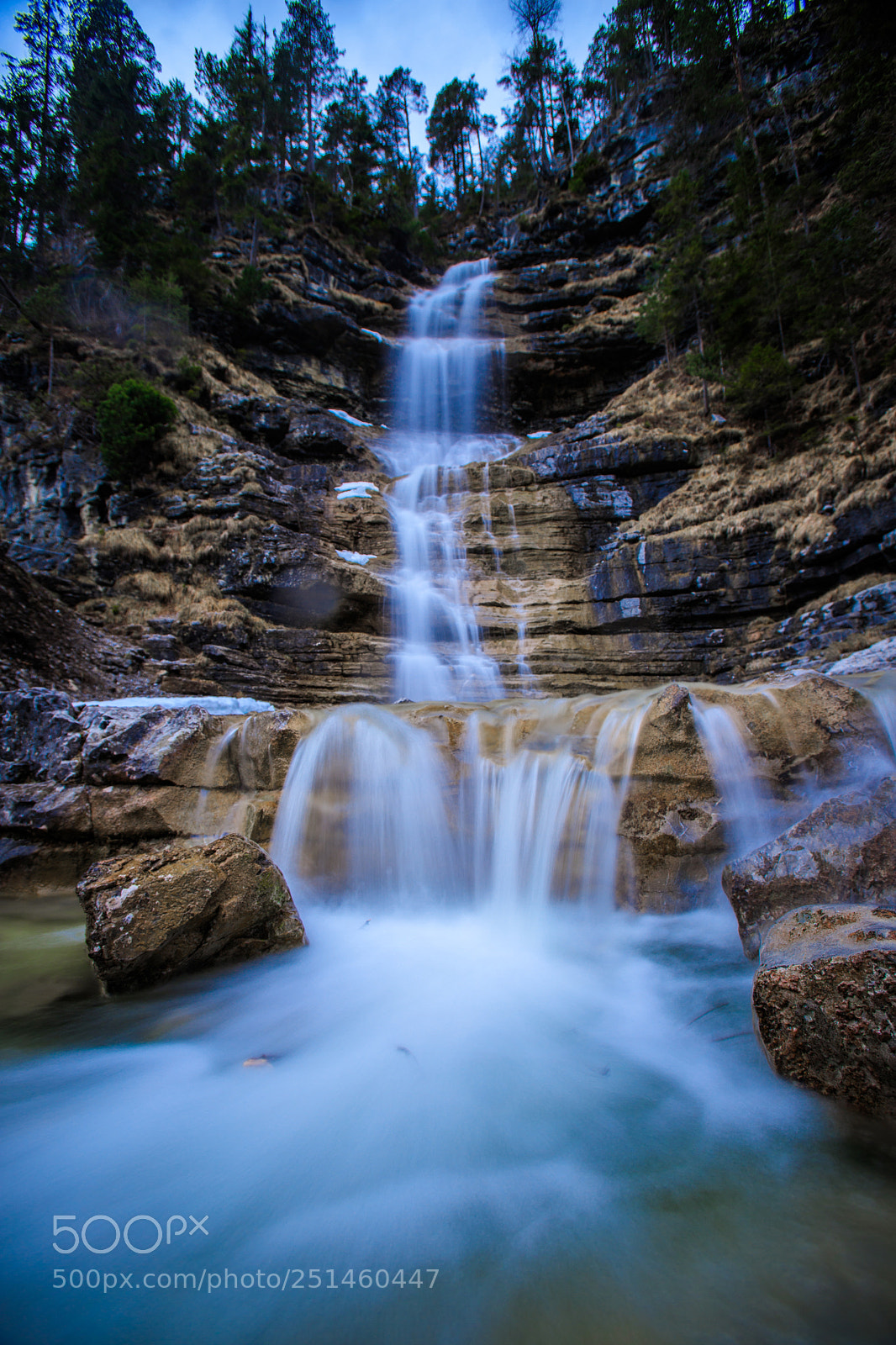 Canon EOS 6D Mark II sample photo. Down goes the mountainwater photography