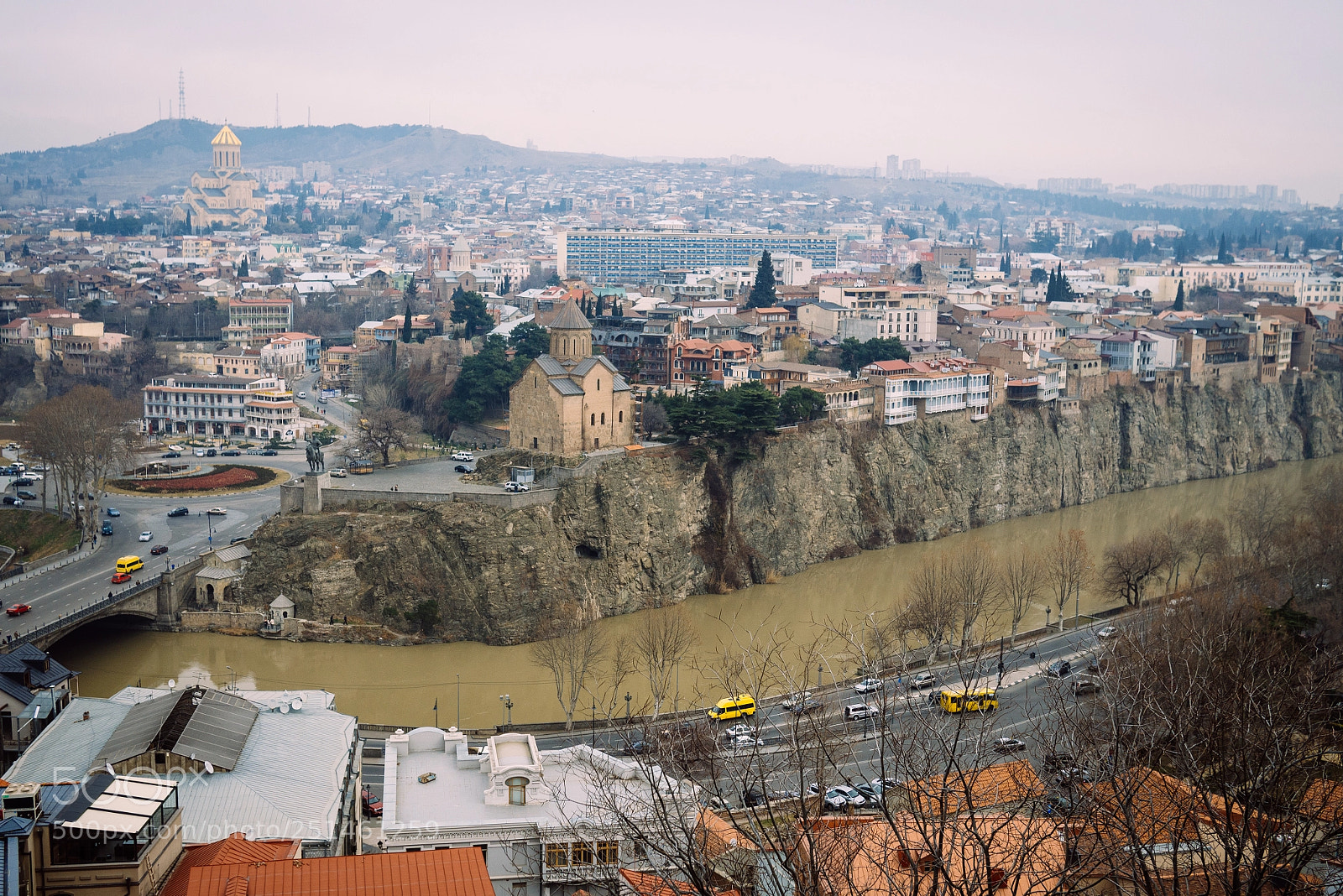 Panasonic Lumix DMC-GX7 sample photo. Tbilisi - across the photography