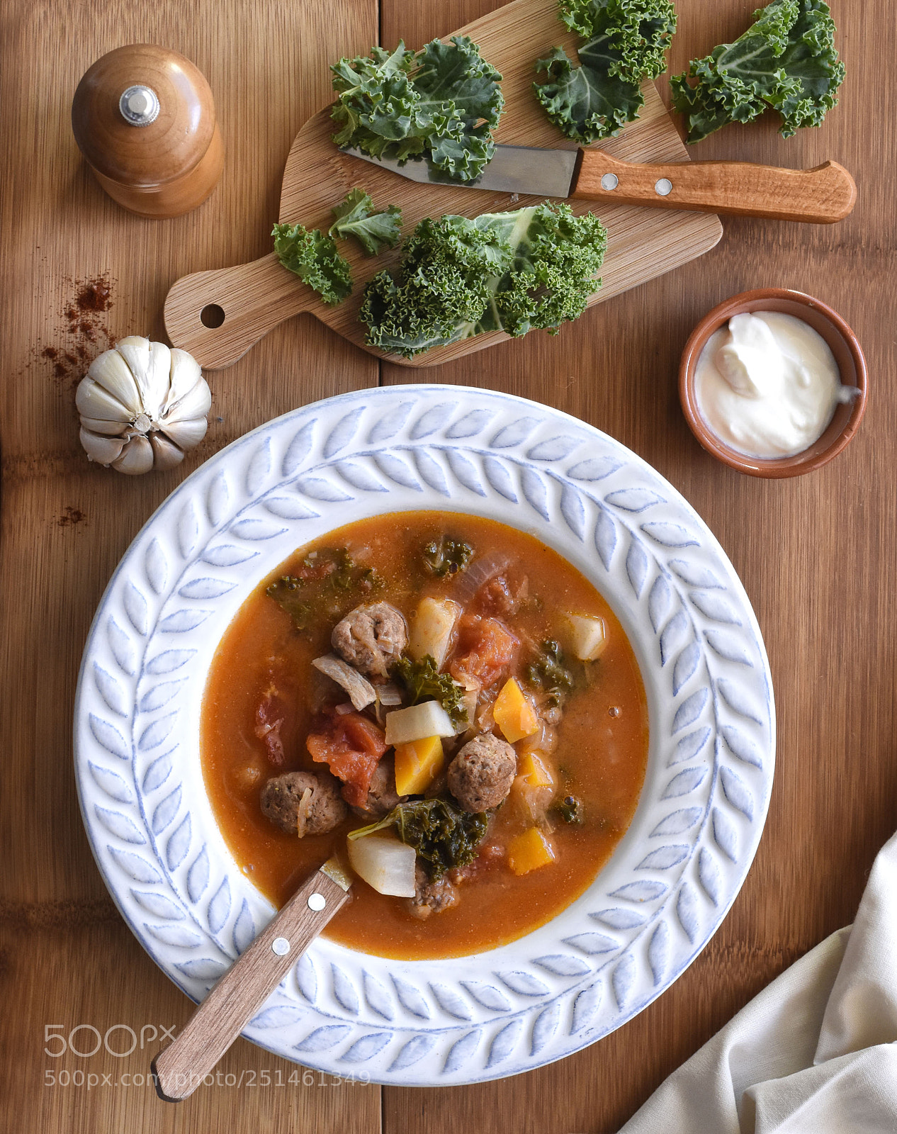Nikon D5600 sample photo. Vegetable soup with meatballs photography