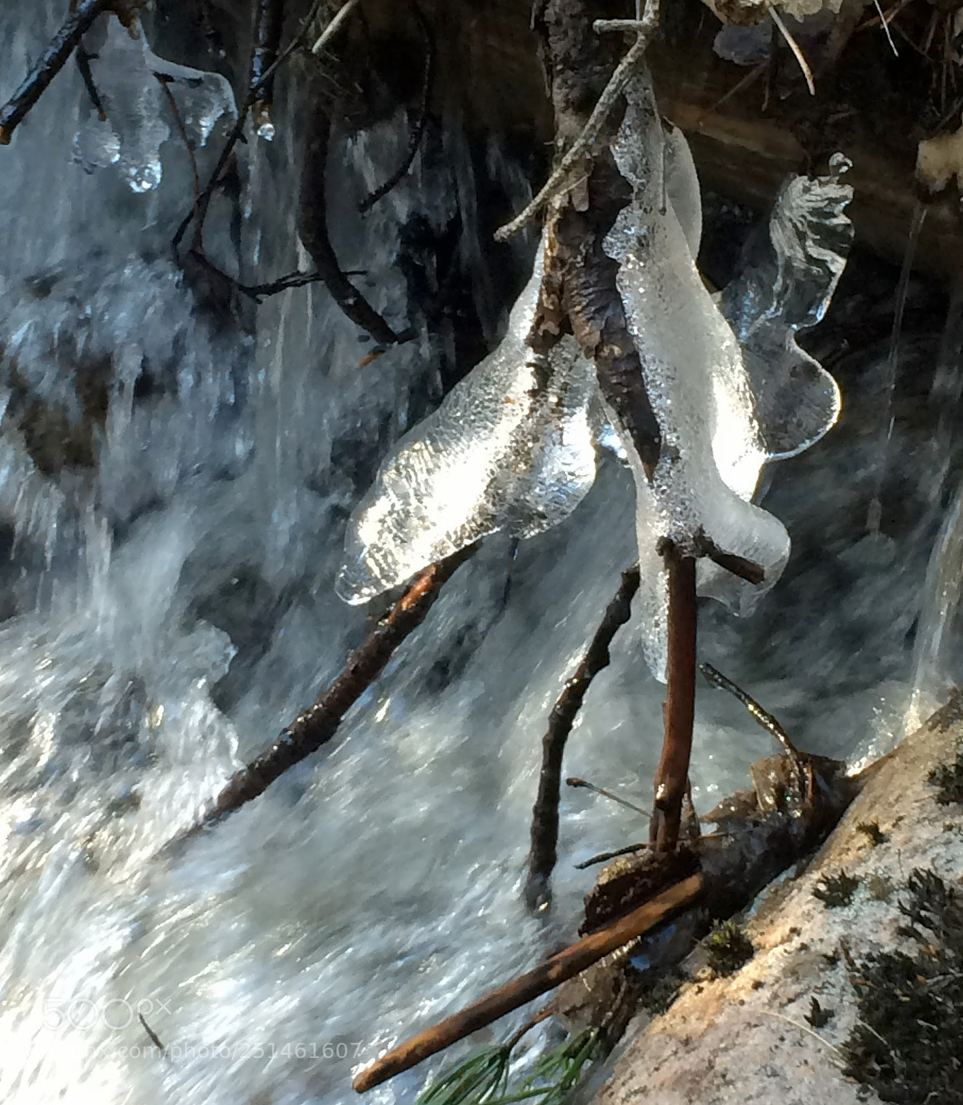 Apple iPhone 5s sample photo. Rushing meltwaters photography