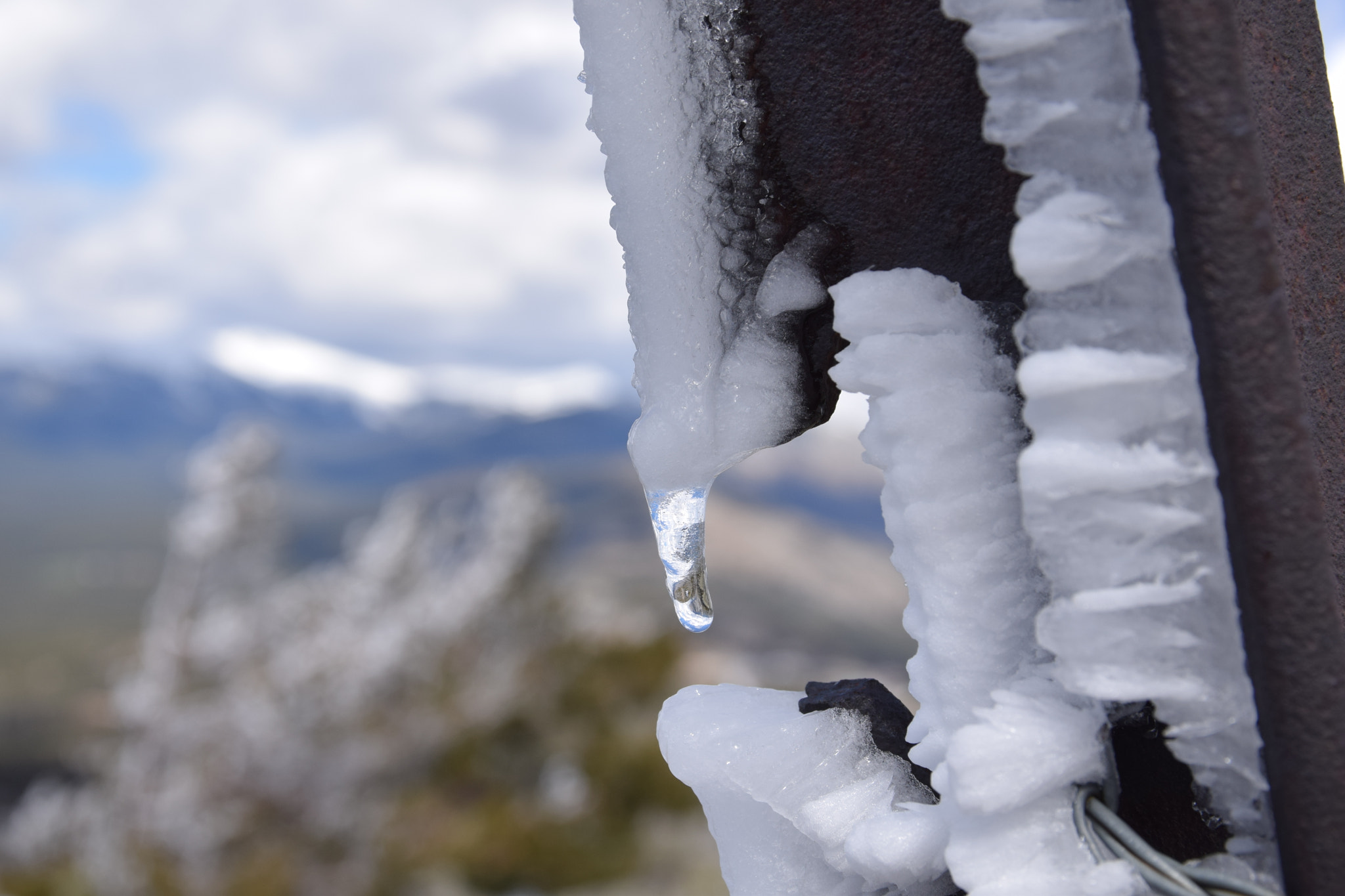 Nikon D3300 + Sigma 17-70mm F2.8-4 DC Macro OS HSM | C sample photo. Fence covered with snow photography