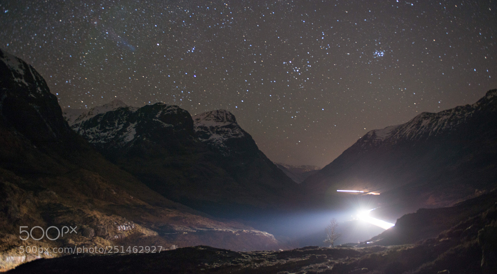 Nikon D800 sample photo. Clear night in glencoe photography