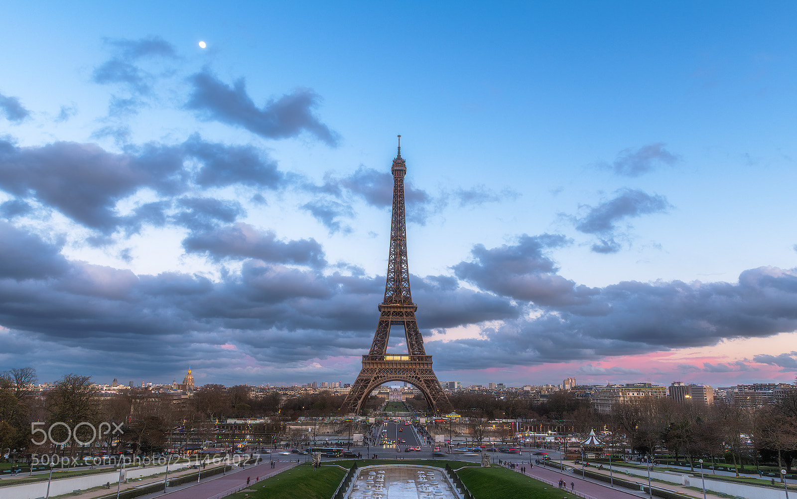 Nikon D850 sample photo. Sunset in paris photography