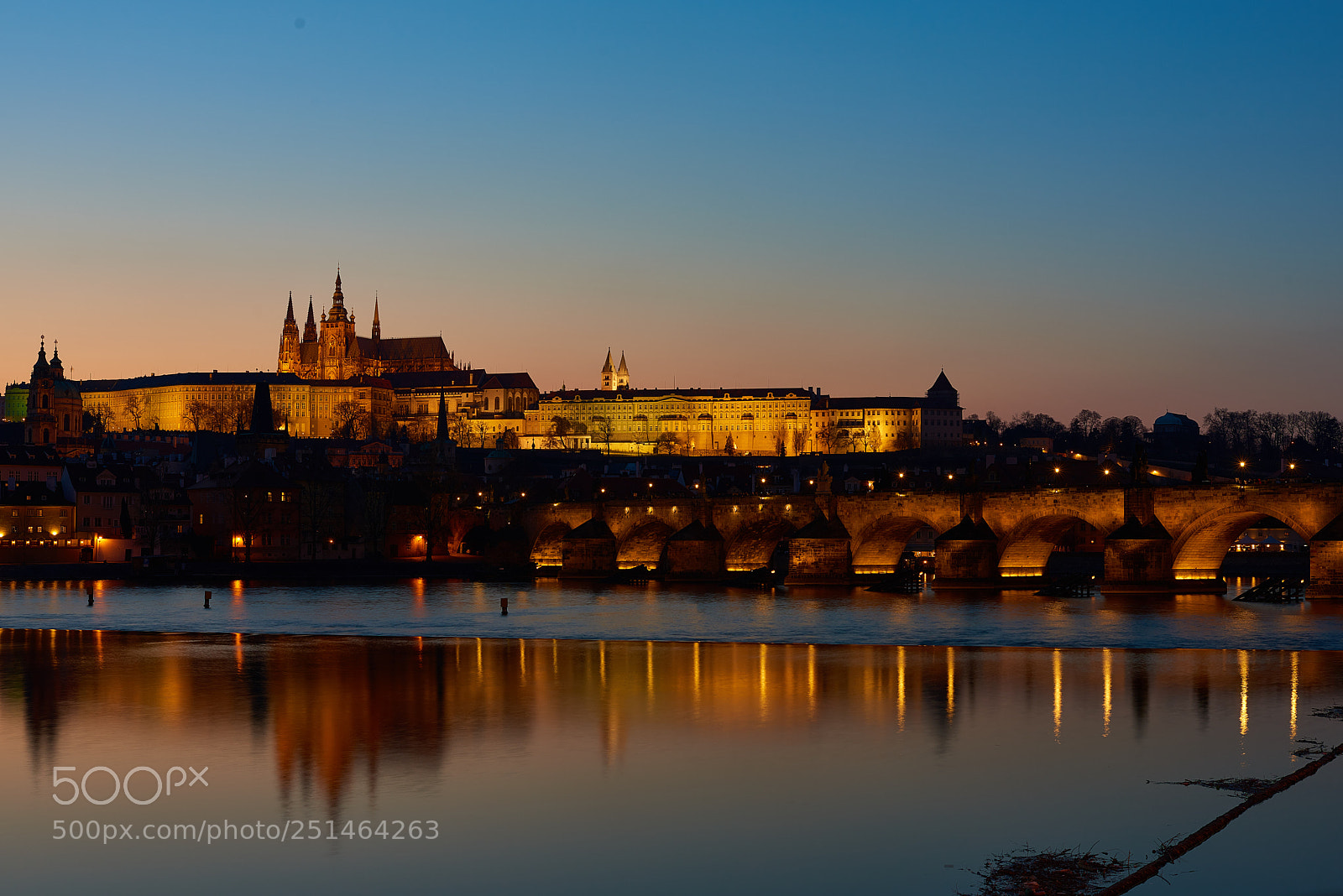 Nikon D810 sample photo. Prague castle & charles bridge photography