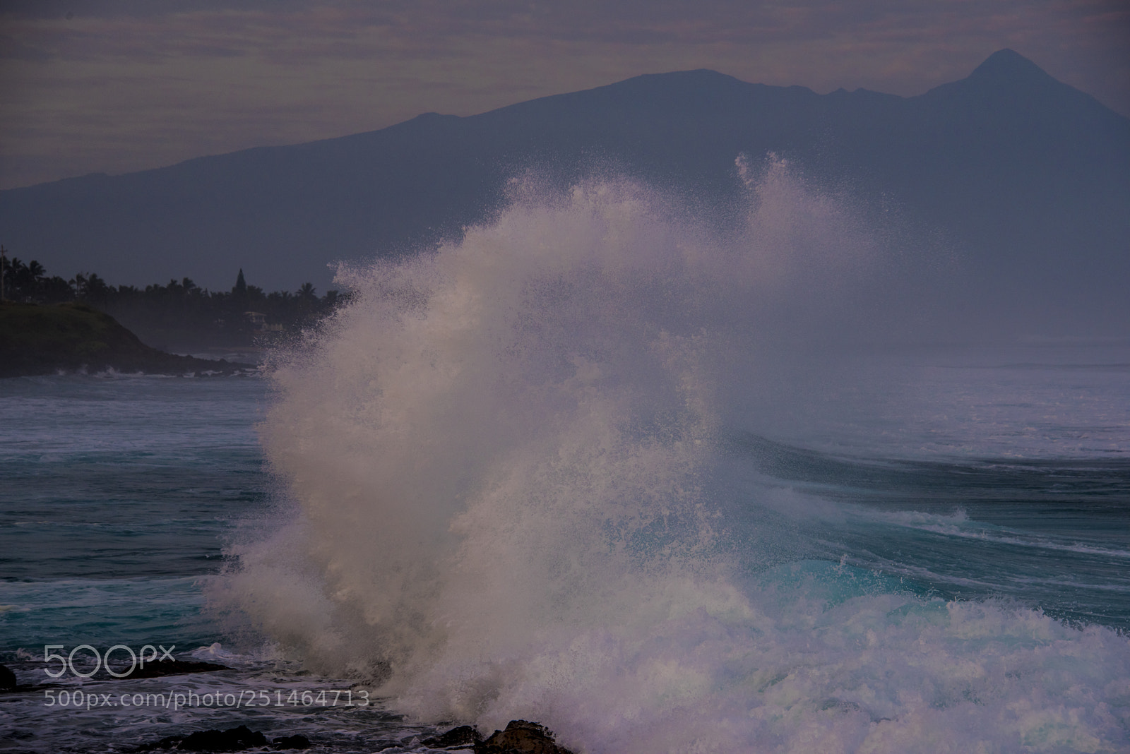 Nikon D810 sample photo. Wave breaking early morning photography