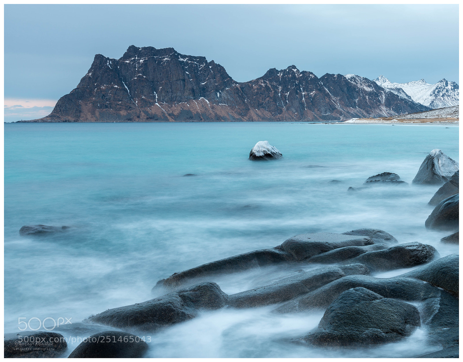 Nikon D800 sample photo. Icy boulder photography