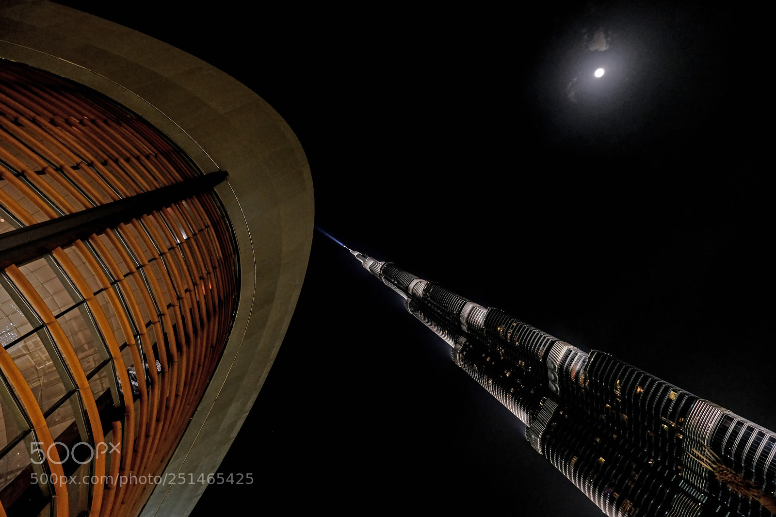 Fujifilm X-T2 sample photo. Opera with burj khalifa photography
