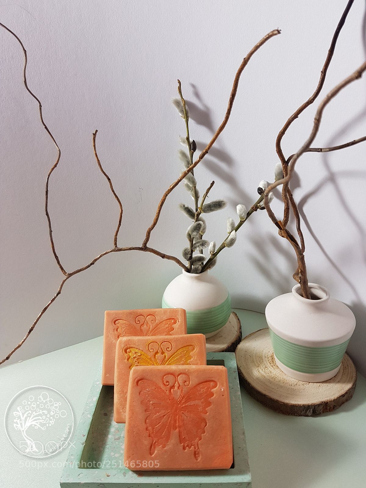 Samsung Galaxy S7 Edge sample photo. Peach butterfly soaps large photography