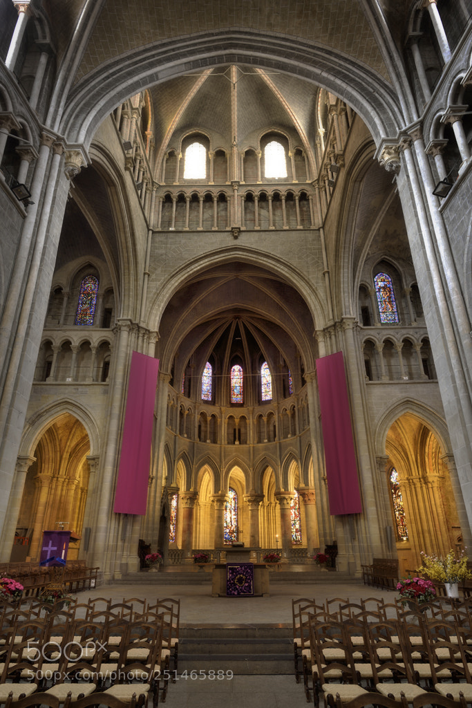 Nikon D810 sample photo. Lausanne catedrale photography
