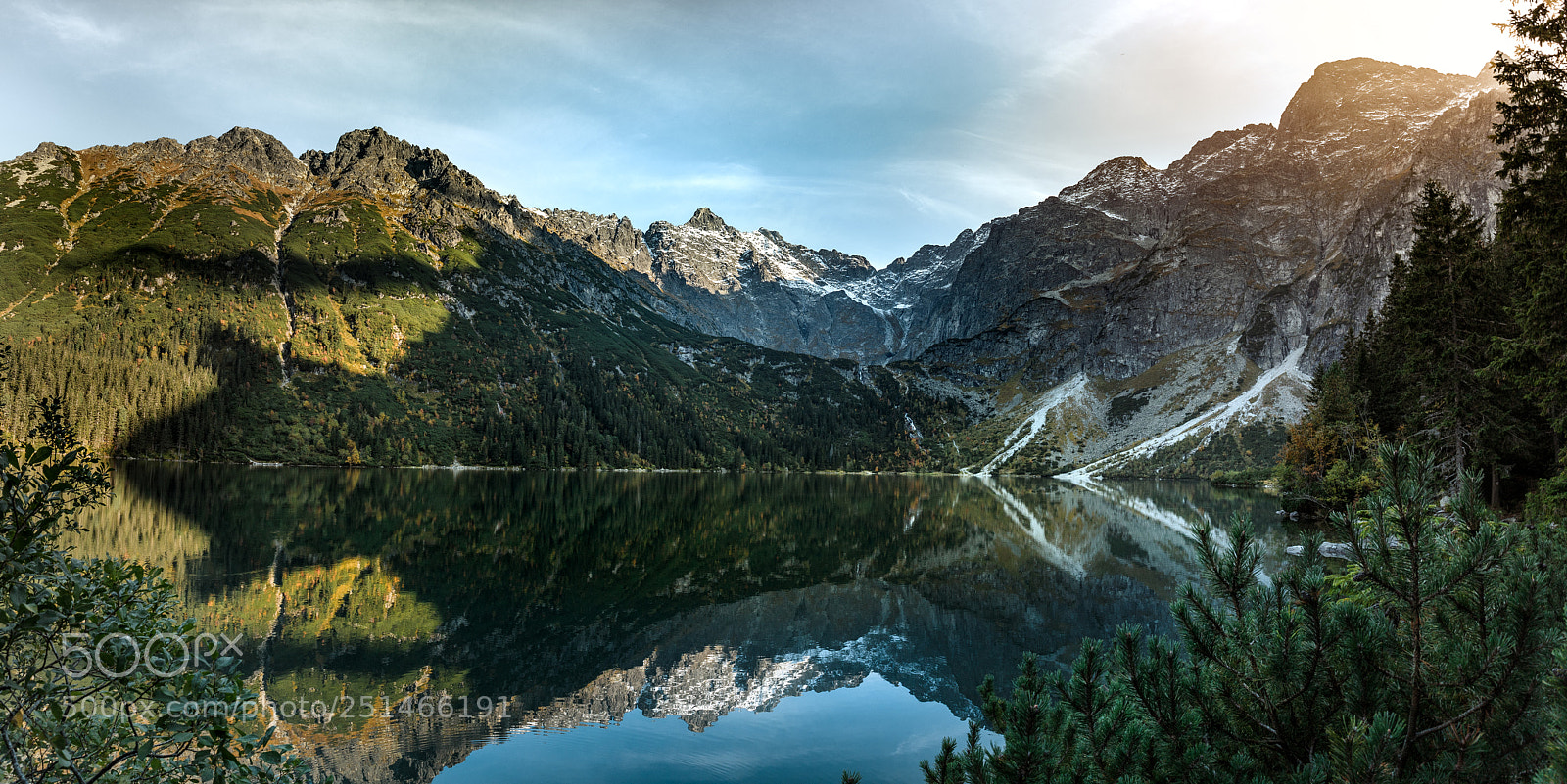 Canon EOS 6D Mark II sample photo. Morskie oko panorama photography