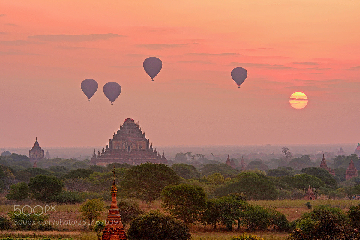 Nikon D7200 sample photo. Bagan sunrise photography