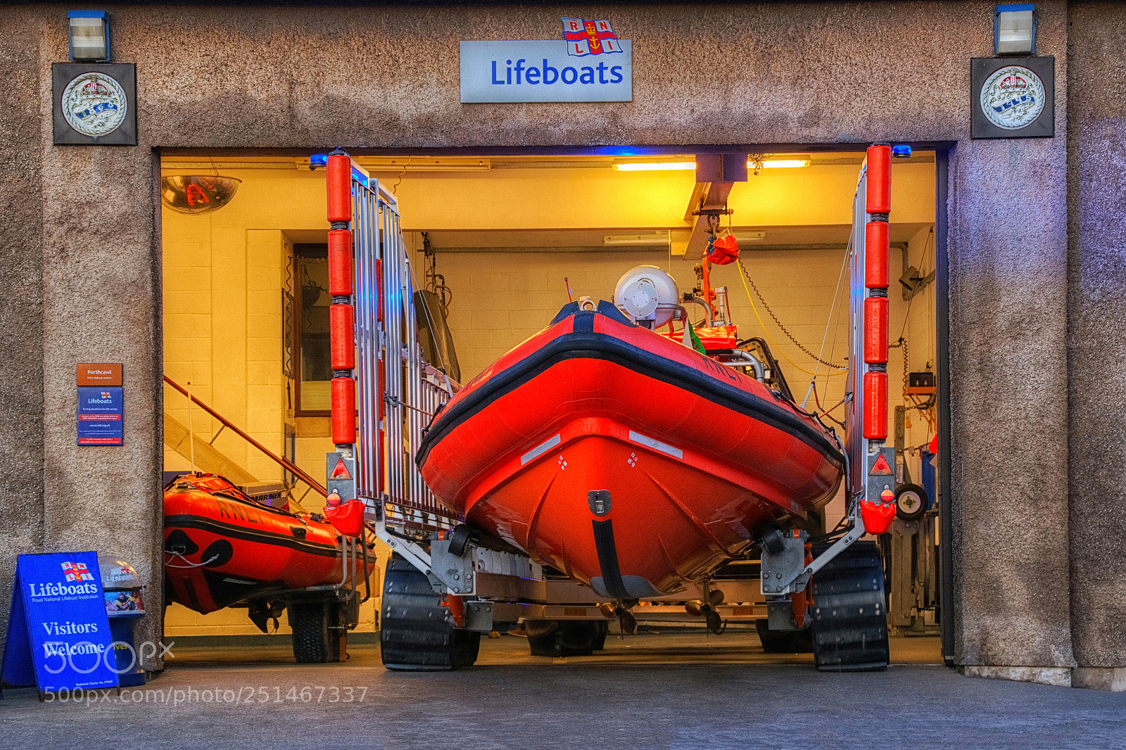 Nikon D7100 sample photo. Porthcawl rnli lifeboat station photography