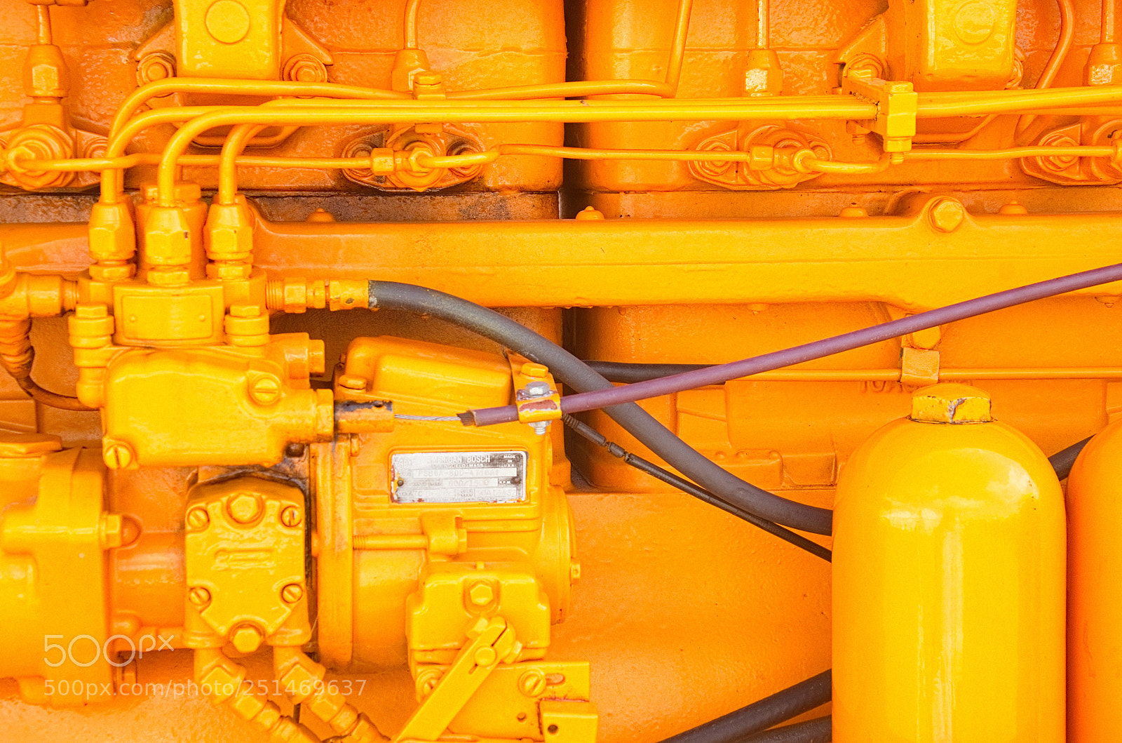 Nikon D7000 sample photo. Yellow engine photography