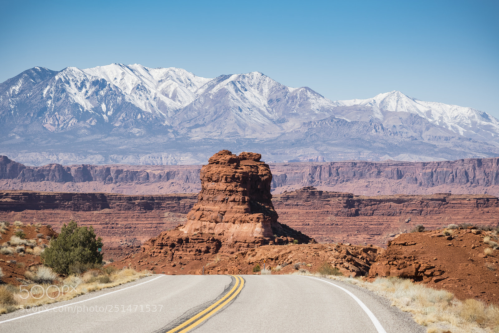 Nikon D5300 sample photo. Butte with a snow-capped photography