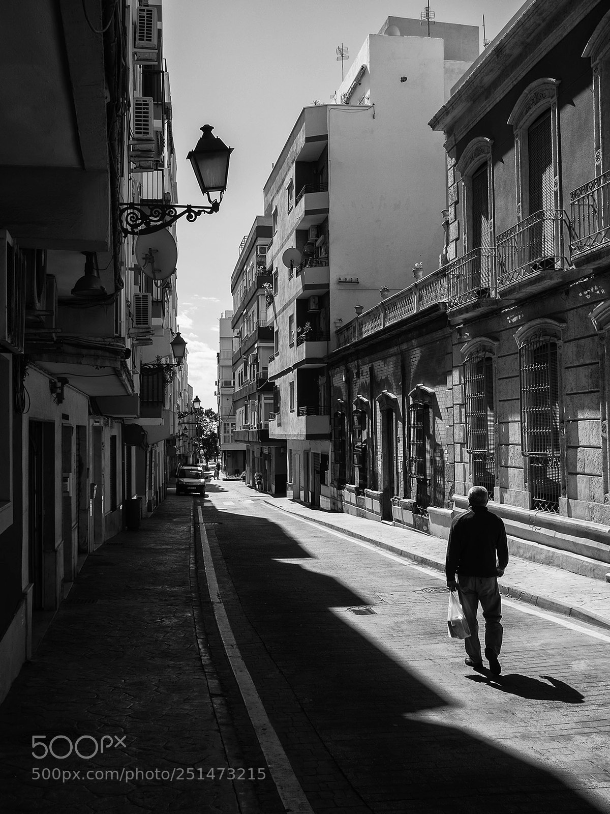 Olympus OM-D E-M1 sample photo. Almeria street lamps 4, spain photography