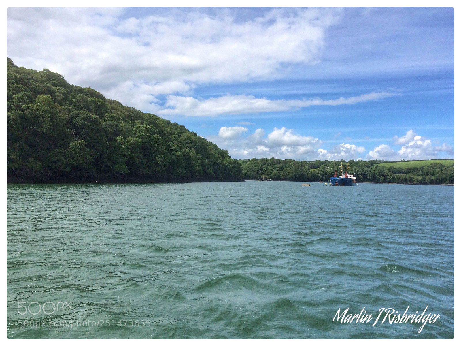 Apple iPhone 5s sample photo. River fal cornwall  photography
