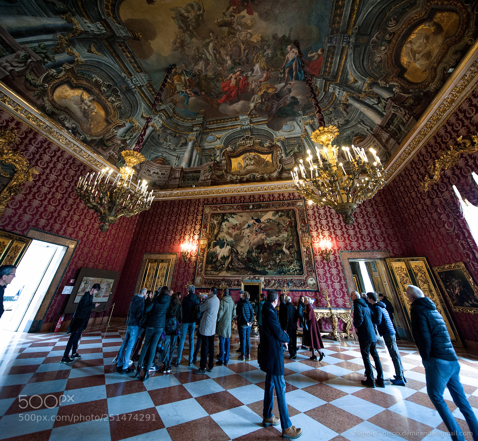 Nikon D700 sample photo. Napoli - palazzo reale photography