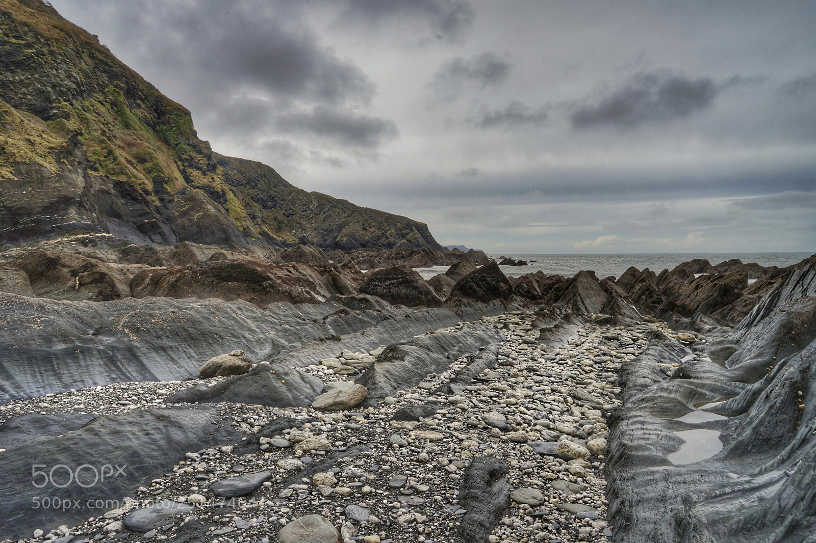 Sony a7 sample photo. White pebble beach photography