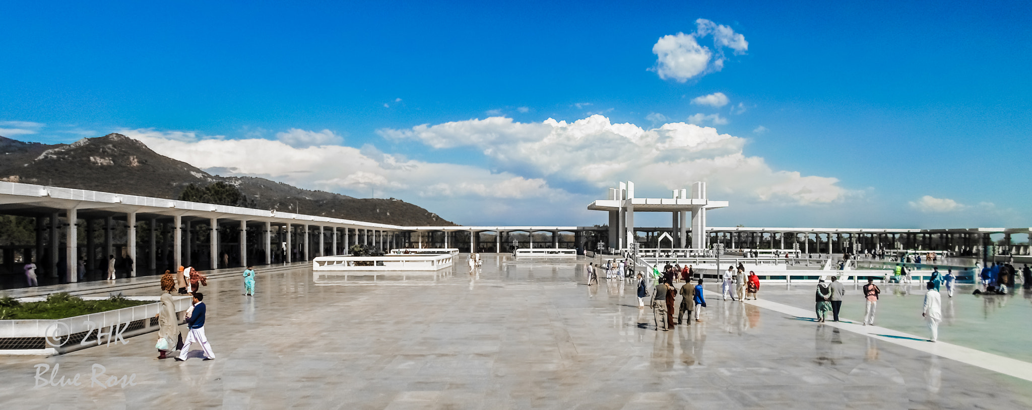 Samsung ST66 / ST68 sample photo. Panorama at shah faisal mosque photography