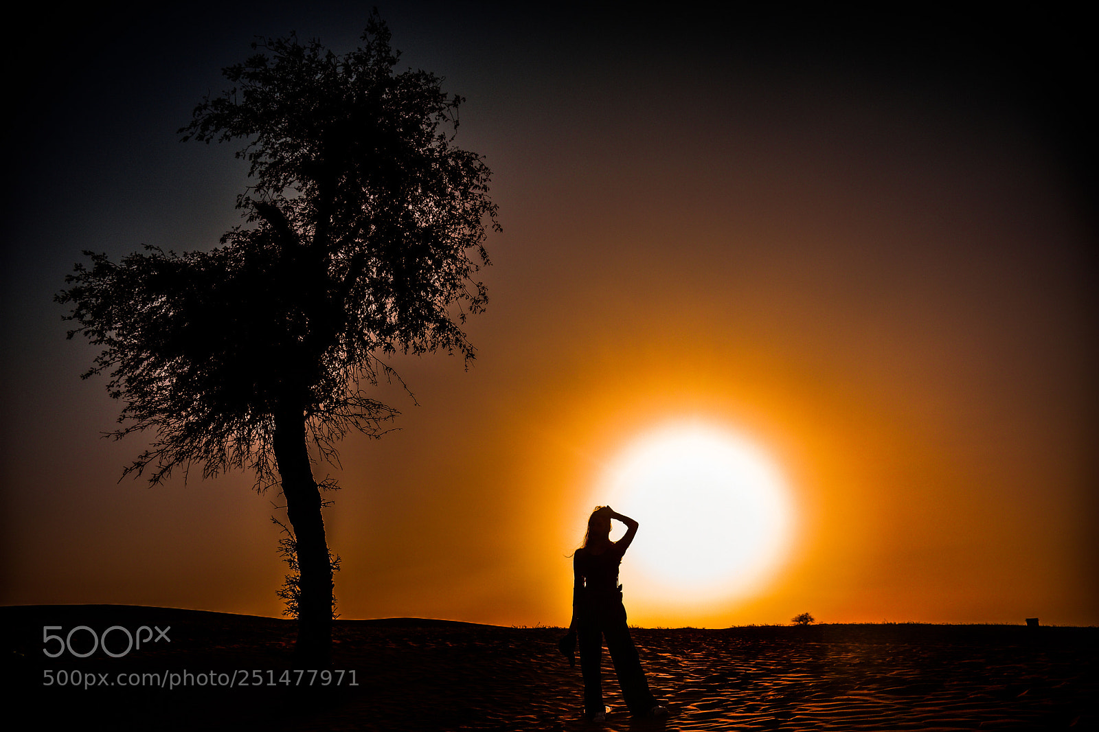 Nikon D7200 sample photo. Sunset in the desert... photography