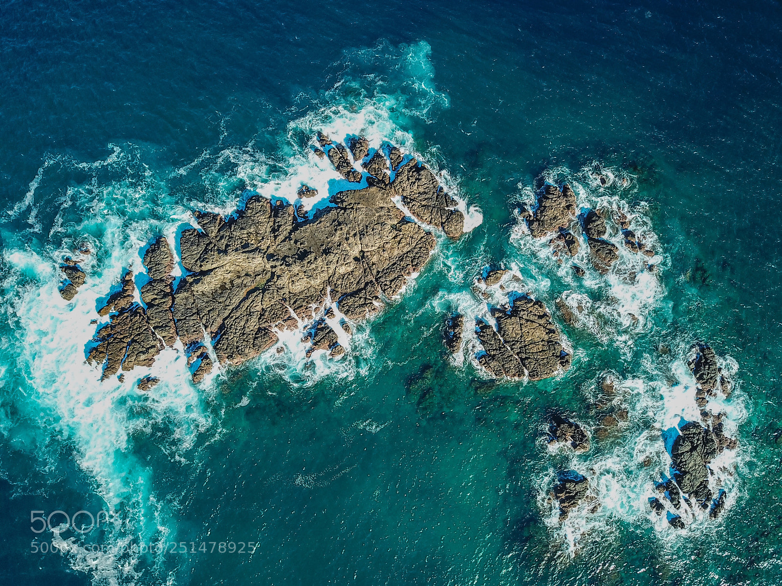 DJI FC220 sample photo. The rocks photography