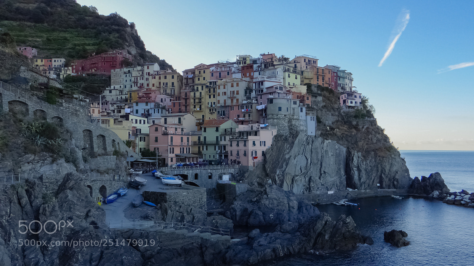 Sony DSC-HX200V sample photo. Manarola at dawn photography