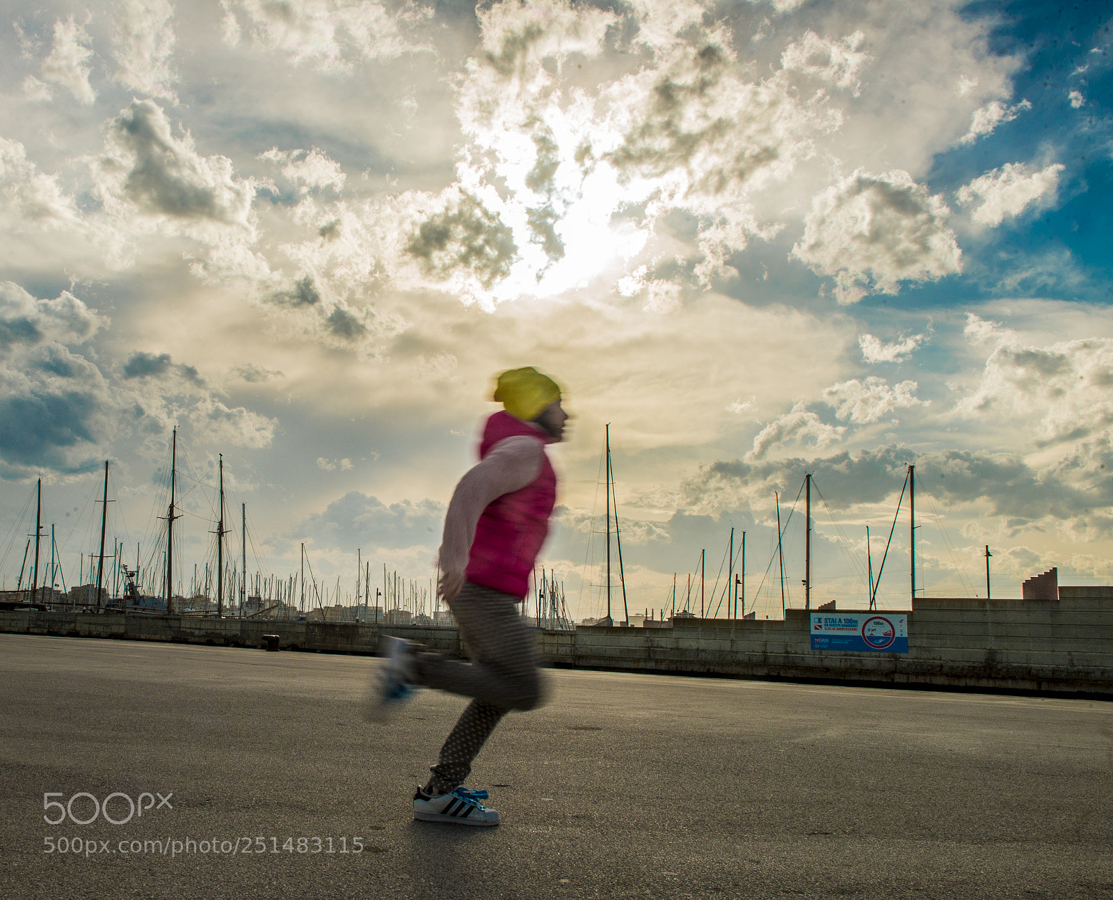 Nikon D610 sample photo. Run photography
