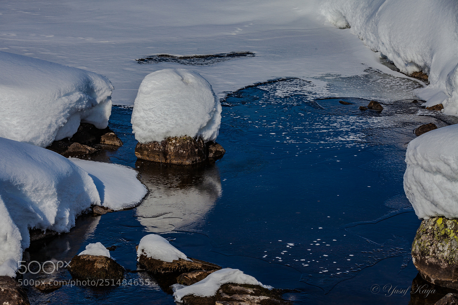 Canon EOS 5D Mark II sample photo. Winter creek photography