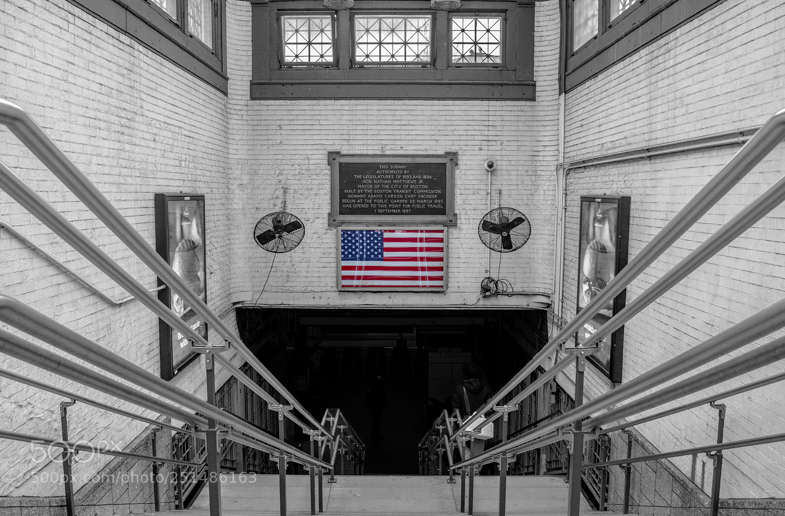 Nikon D5100 sample photo. Subway in boston ma photography