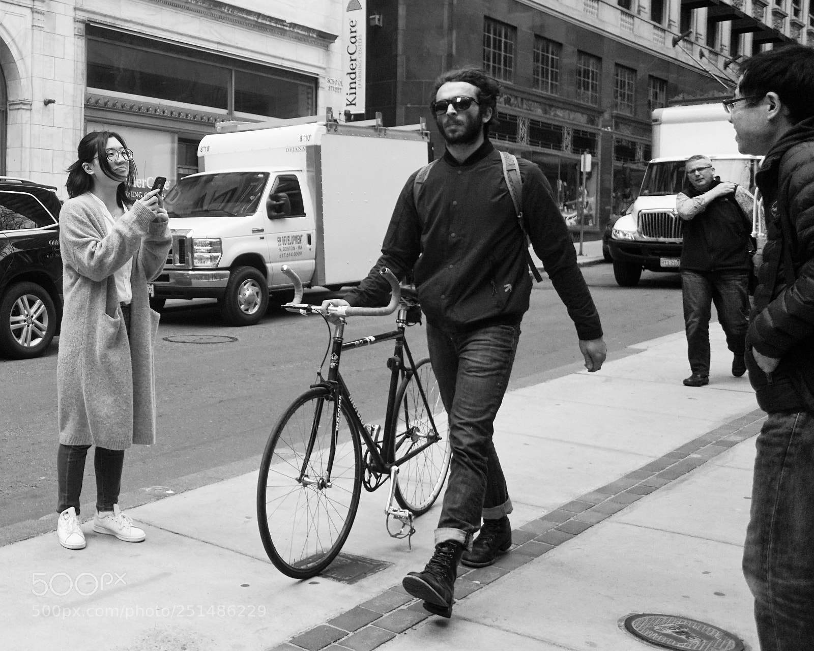 Sony a6500 sample photo. A bike walker photo photography
