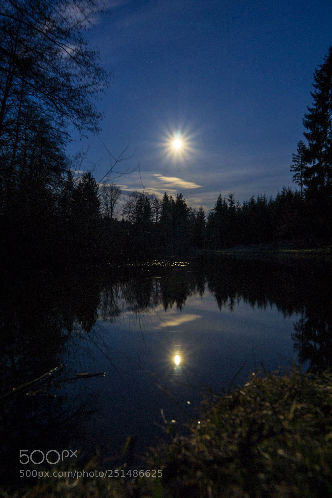 Sony a5100 sample photo. Moonlight  photography
