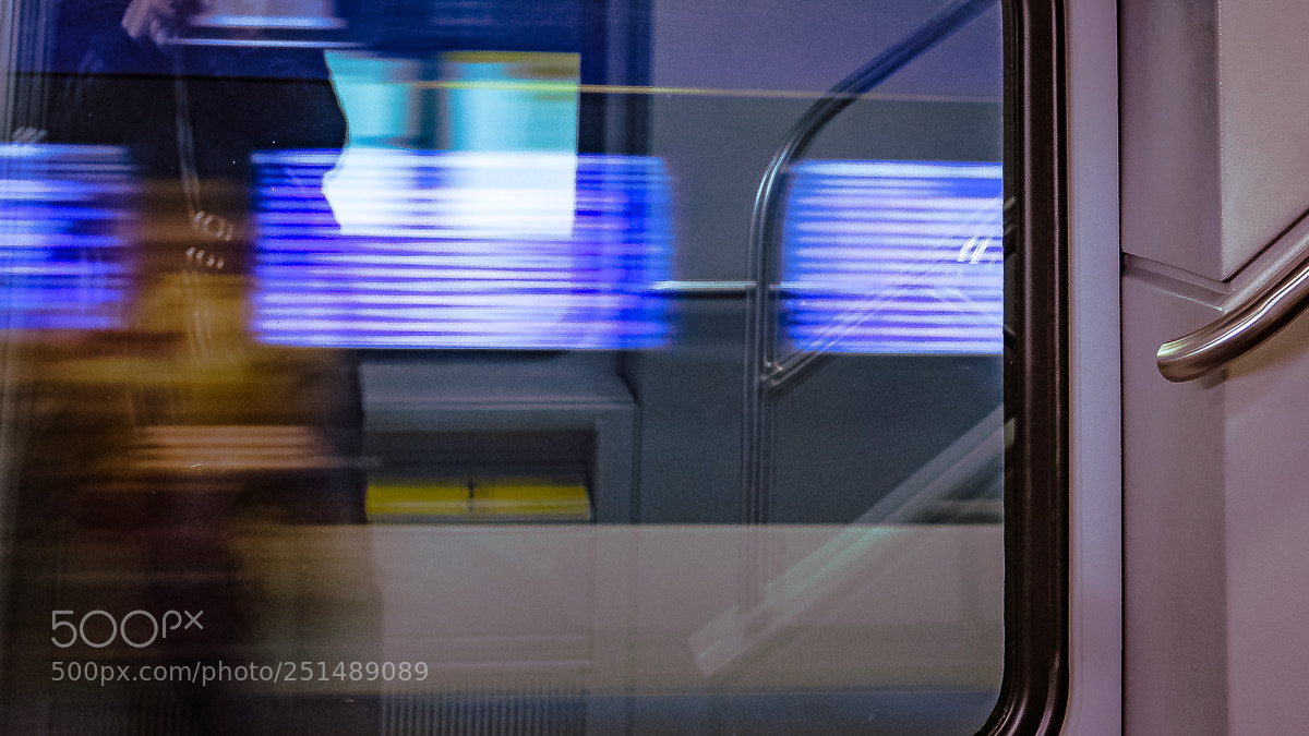 Panasonic Lumix DMC-LX100 sample photo. Blue stripes photography