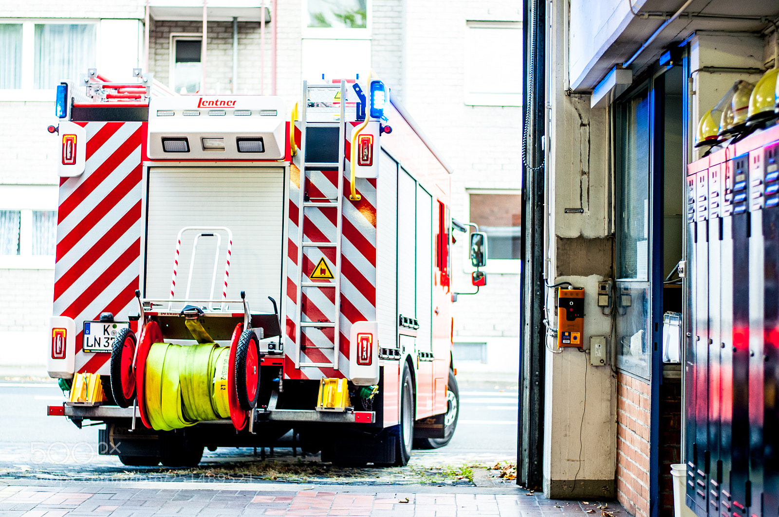 Nikon D90 sample photo. Firetruck photography