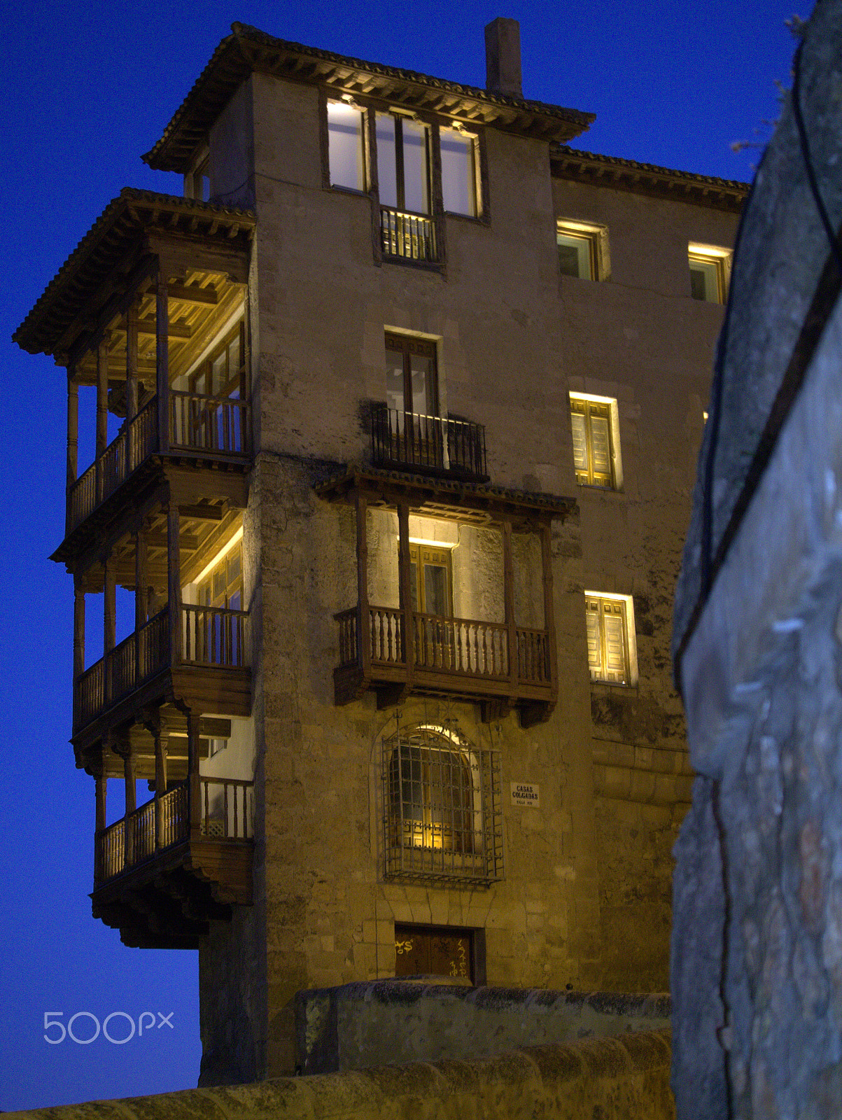 Panasonic Lumix DMC-GF6 sample photo. Cuenca casa colgada , museo abstracto photography