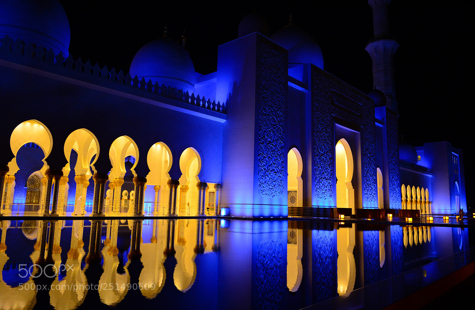 Nikon D4 sample photo. Mosque in moon light photography