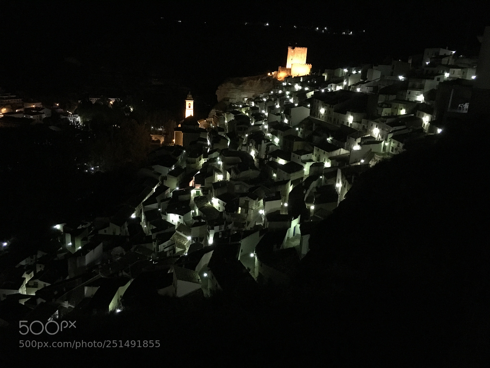 Apple iPad Pro sample photo. Alcalá del jucar  night photography