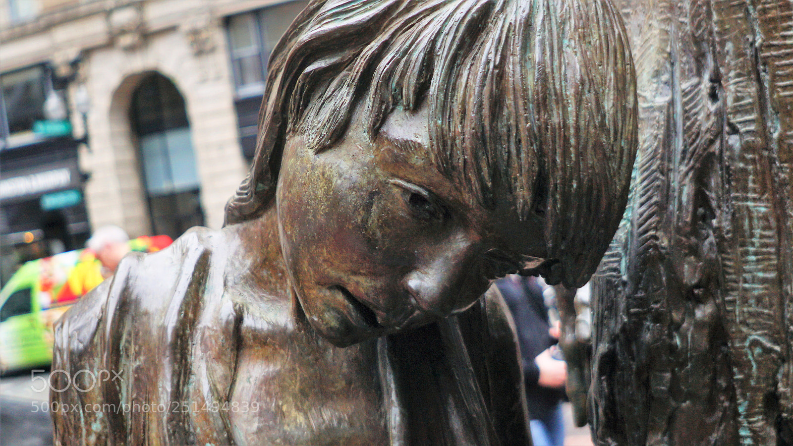 Sony a6500 sample photo. Statue in downtown boston photography