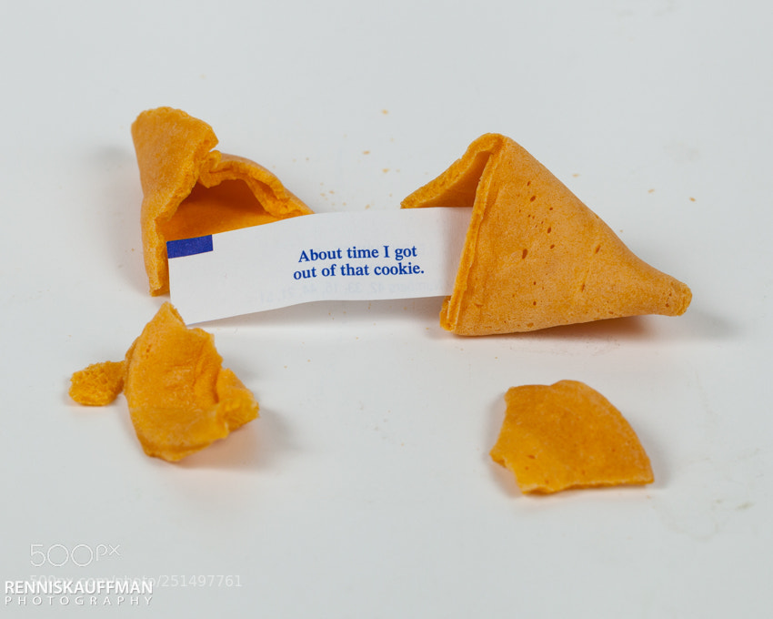 Canon EOS 5D Mark II sample photo. The fortune cookie photography