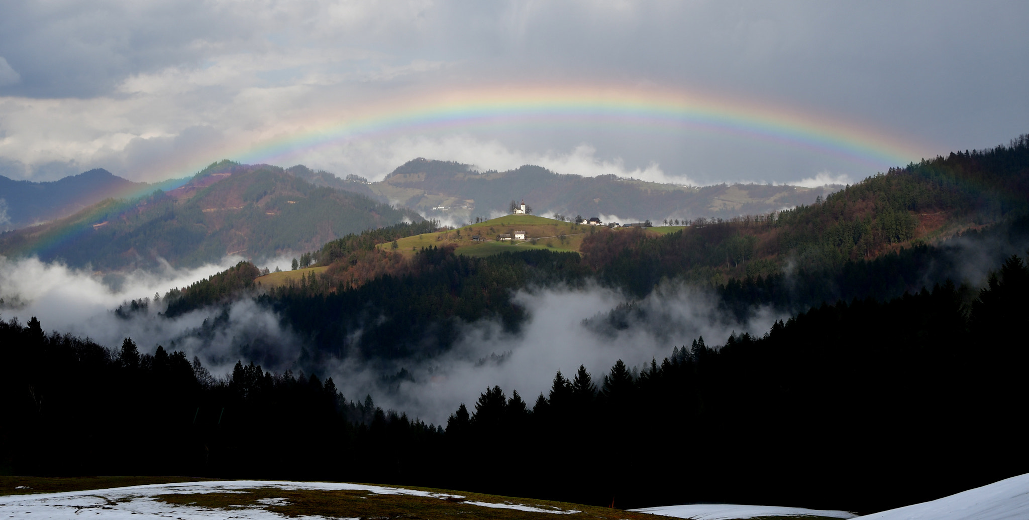 Nikon D7500 sample photo. Afternoon rainbow photography