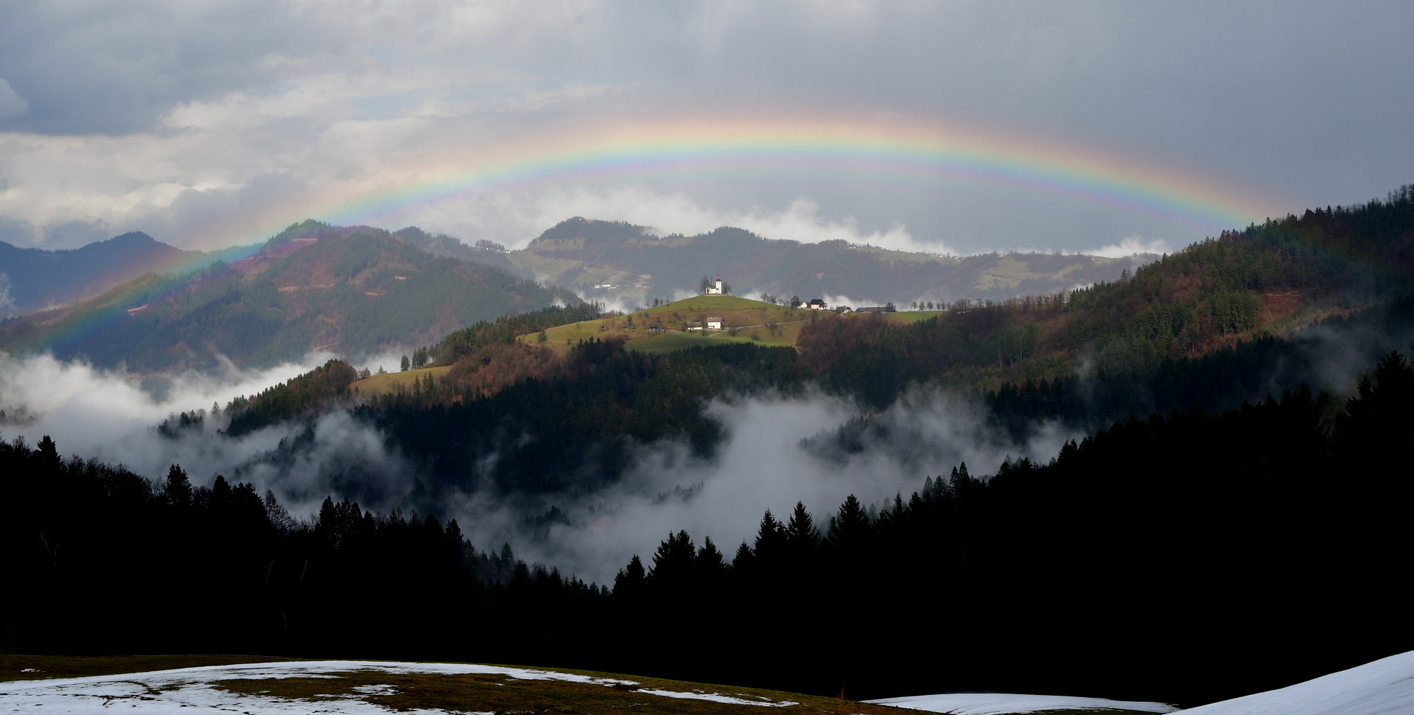 Nikon AF-S Nikkor 24-70mm F2.8E ED VR sample photo. Afternoon rainbow photography