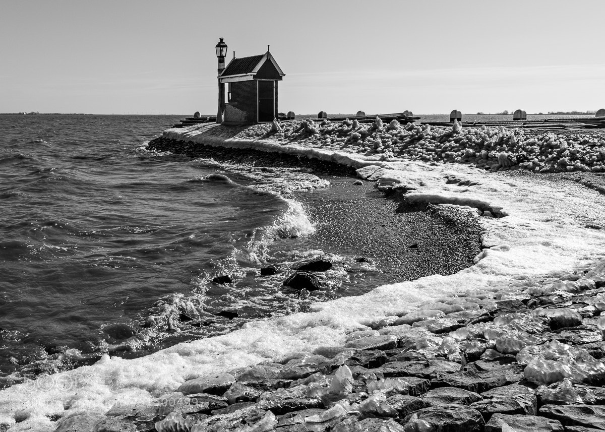Nikon D5500 sample photo. Frozen rocks photography