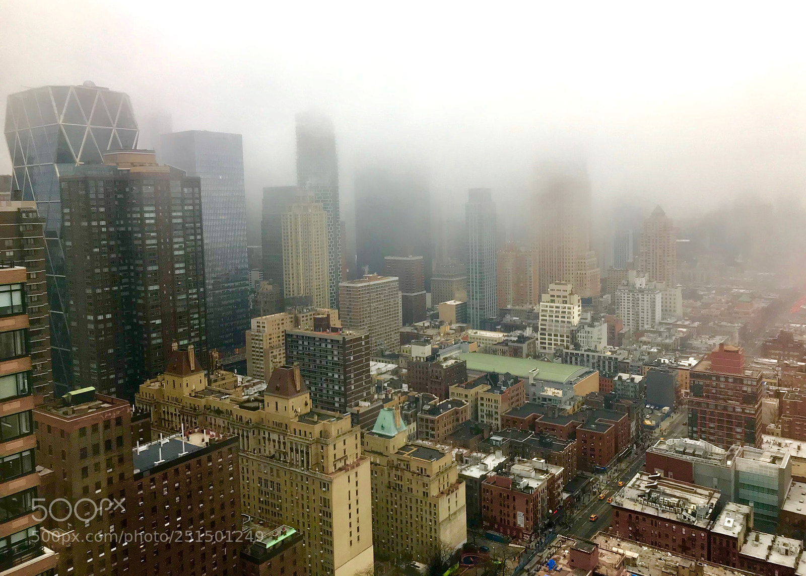 Apple iPhone 7 Plus sample photo. Foggy manhattan photography