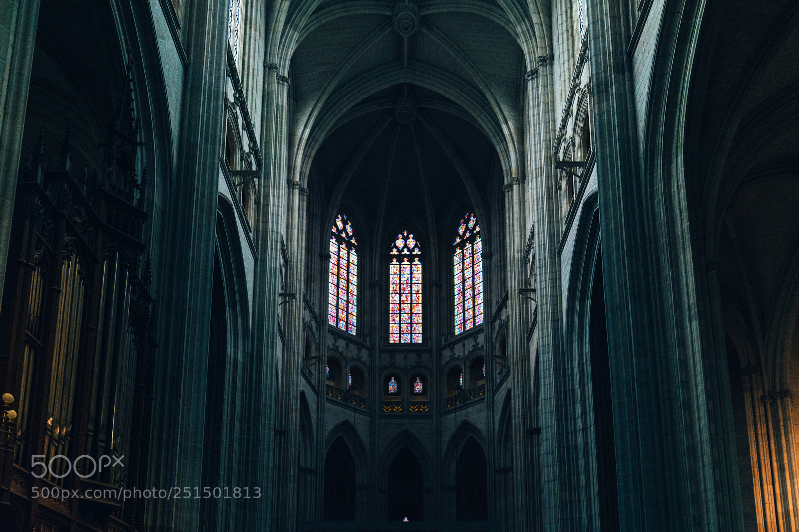 Sony a7R II sample photo. Nantes cathedral photography