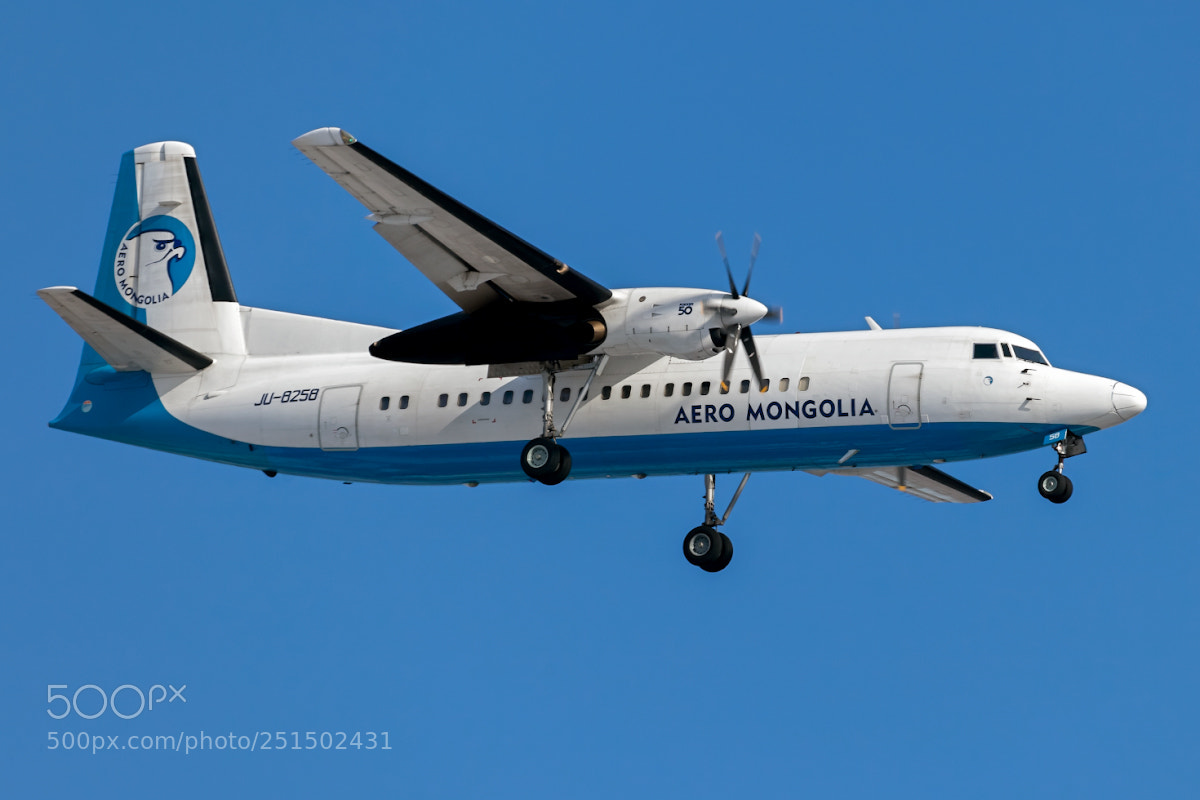 Canon EOS 5D Mark II sample photo. Fokker 50 photography