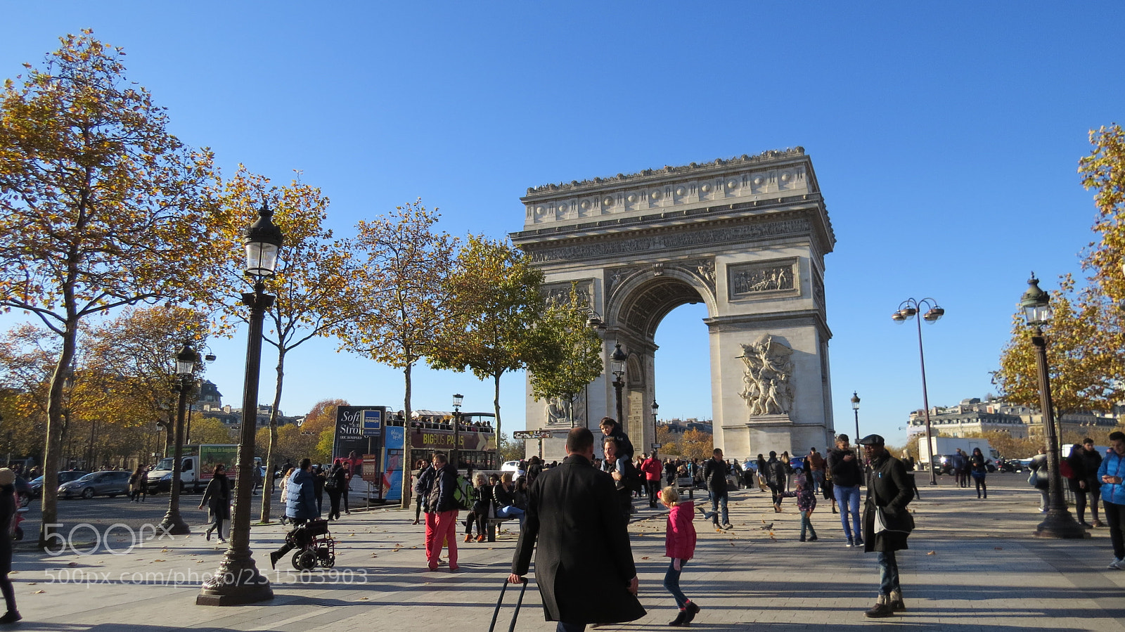 Canon PowerShot SX50 HS sample photo. Arco de triunfo, paris photography