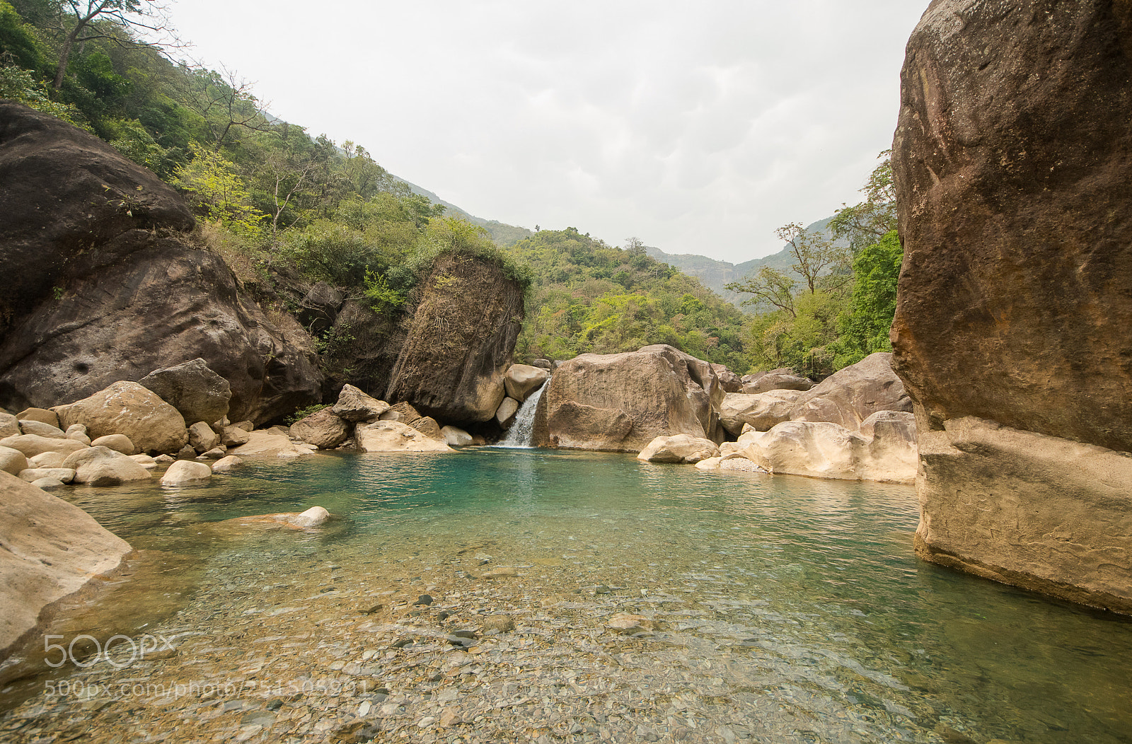 Nikon D500 sample photo. Nature's plunge pool photography