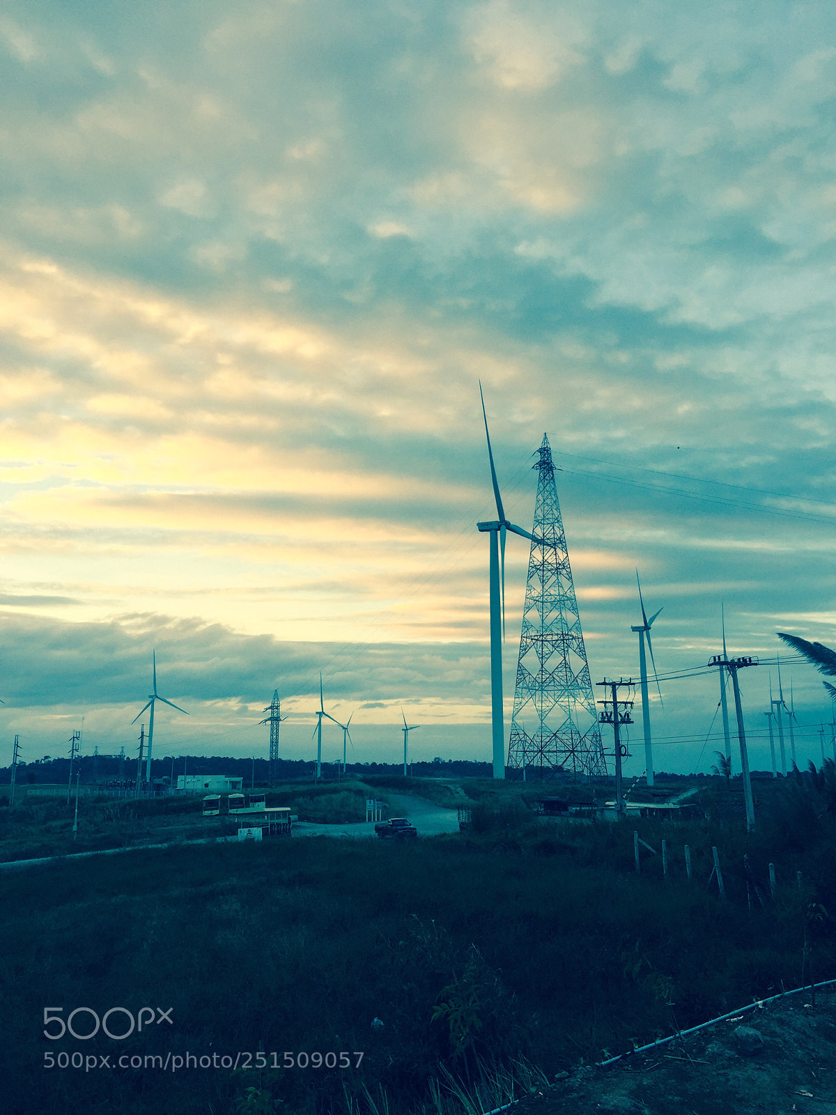 Apple iPhone 6 Plus sample photo. Wind turbines photography