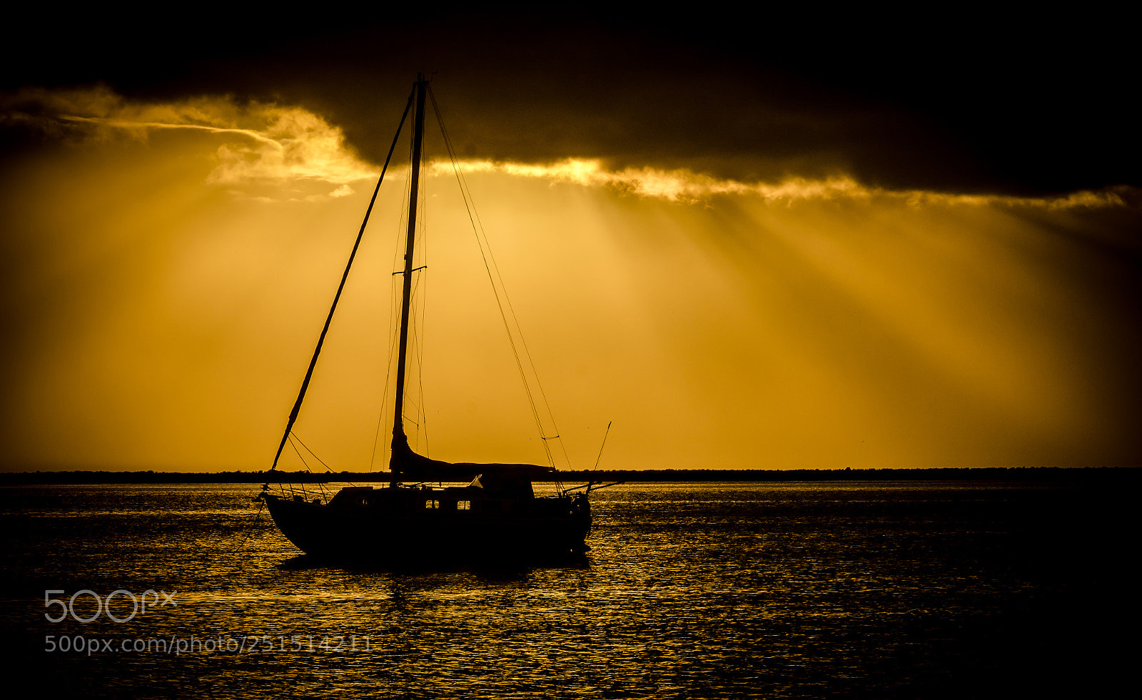 Nikon D7000 sample photo. Silhouette sailboat photography