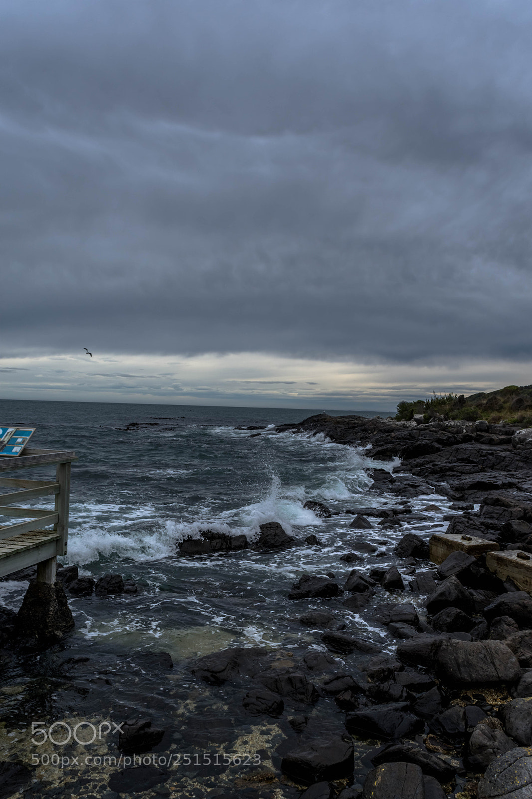 Nikon D7200 sample photo. Waves on rocks photography